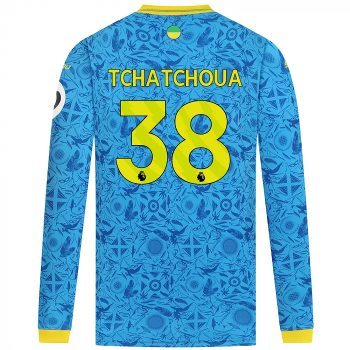 Wolverhampton Wanderers Kits Shop | 2025-26 Wolves Third Shirt – Adult – LS TCHATCHOUA 38 Wolves Jerseys and Gear